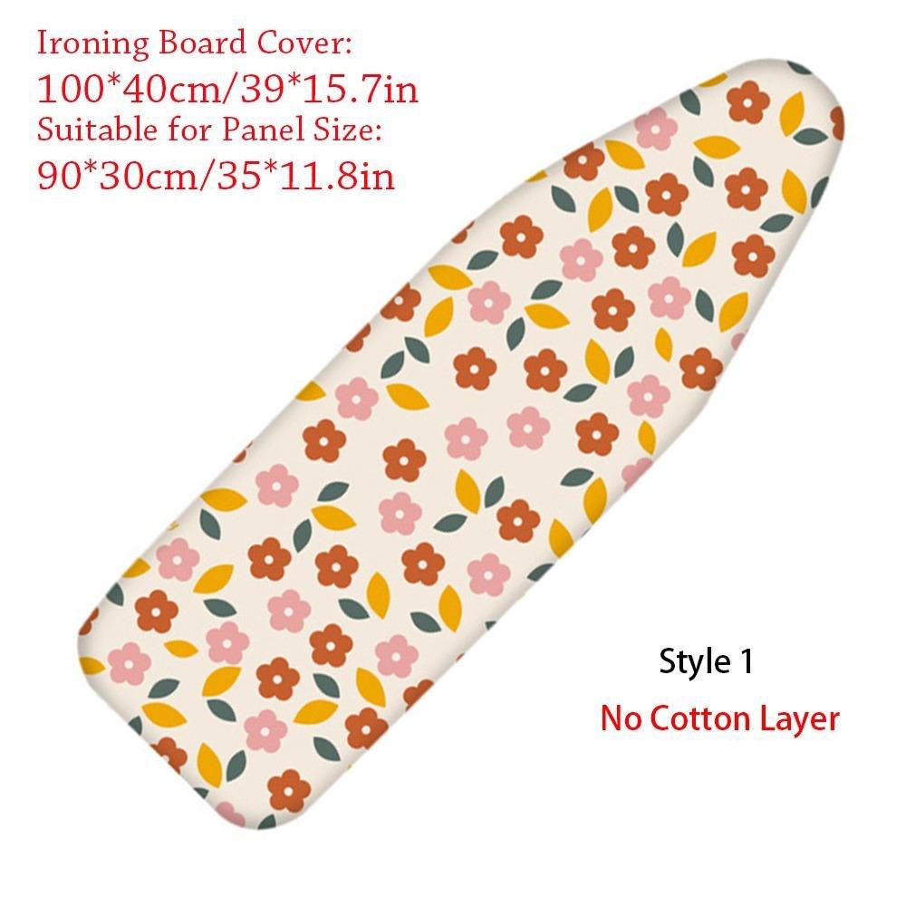 Floral Pattern Ironing Board Cover Thickened Ironing Heat Shield  for Ironing Table Accessories