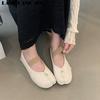 2025 Modemarke Tabi Ninja Schuhe Frau Ballerinas mit geteilter Zehe Damen Slipper Tacones Weibliche Mokassins Silber Mujer