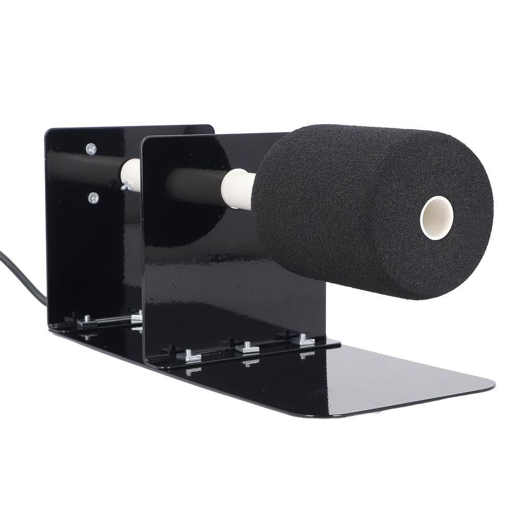 Single Shaft Cup Turner with Stand and 2 Sponges Metal Structure Cup Rotating Machine Kit for DIY Epoxy Crafts EU Plug