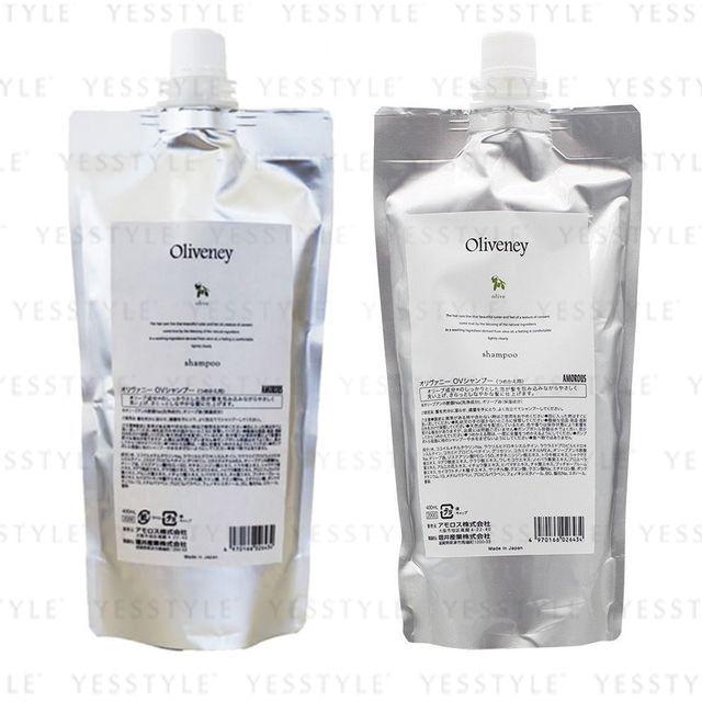 Amorous - Oliveney Shampoo 400ml Refill - 2 Types Honey