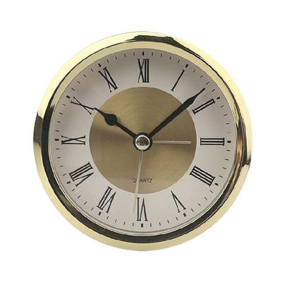 Quality 89mm Golden Clock Insert, Durability and Rusts Resistant Watch Insert Clearly Cover for Nice Look Home Decors