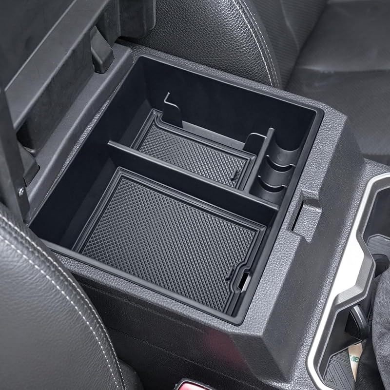 2PCS Center Console Organizer For 2025 Toyota 4Runner 6Th Gen Accessories Interior Ert Armrest Storage Tray And Hidden Storage Box Armrest Storage Tray