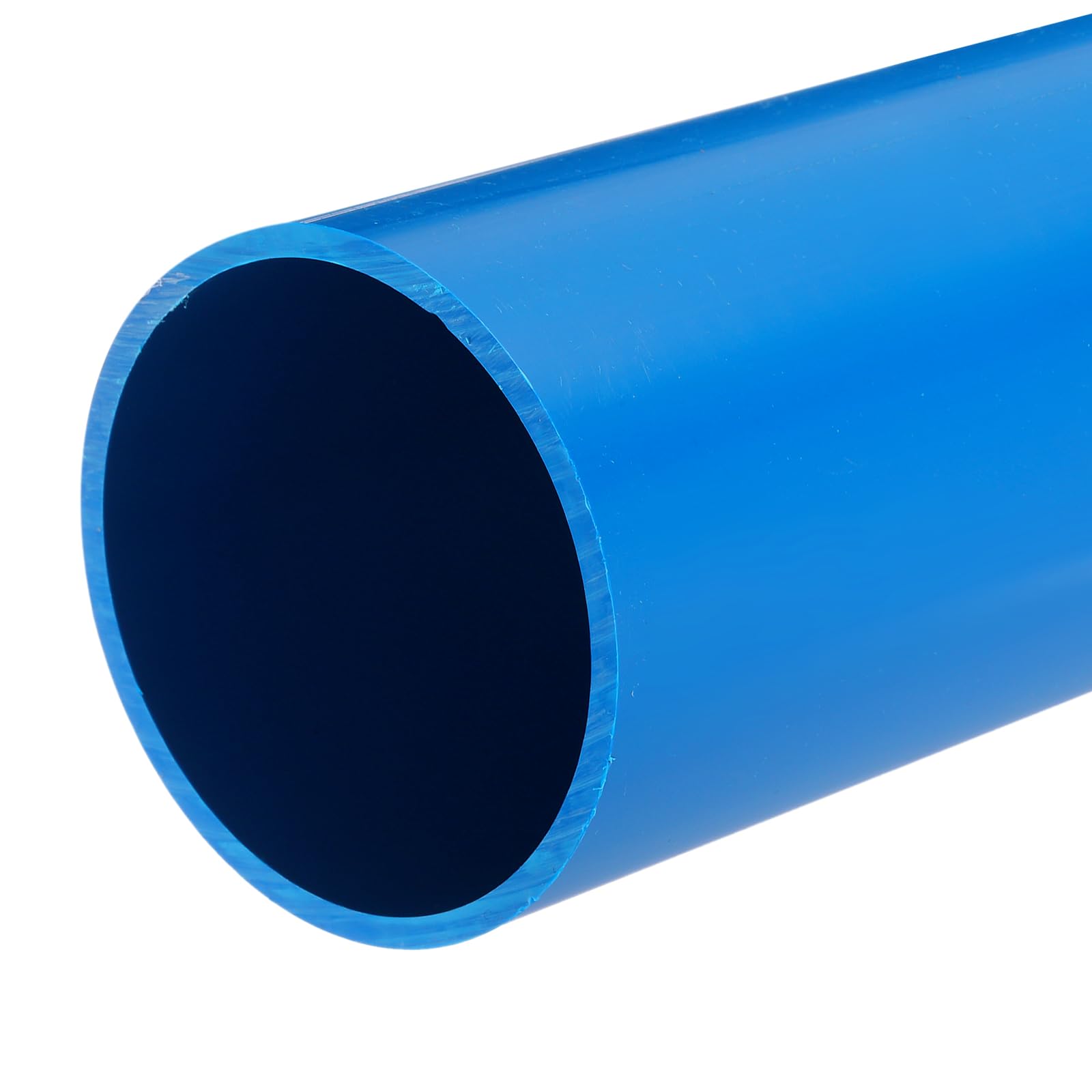 

uxcell PVC Rigid Round Pipe, 81.4mm ID 90mm OD 330mm/13 , Blue, High Impact Resistance, for Water Pipes, Crafts, and Cable Sleeves