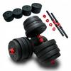 Adjustable Dumbbells 2X15 Kg Bitumen Set 30Kg