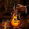 Decanter Retro in Vetro Borosilicato a Forma di Chitarra Decorativa, Grande Capacità, Tappo a Vite, Birra per Conservazione E