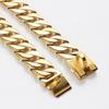 Strong Gold Cuban Chain Dogs Collar Stainless Steel 32Mm Large Dog Collar Choke Personalized Collar Strap For Medium Large Dogs Decor