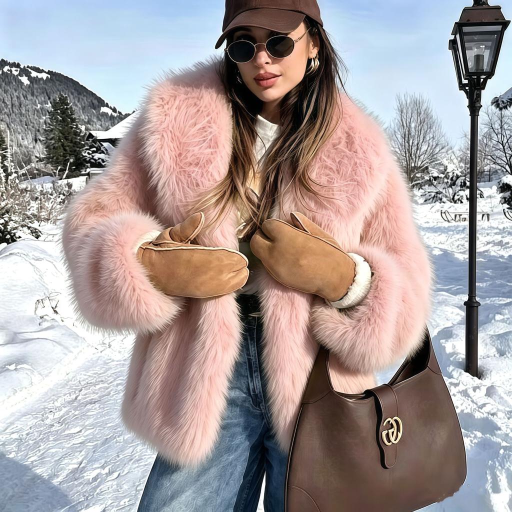 Autumn and winter new imitation fur coat thickened artificial environmental protection fox fur coat manufacturer
