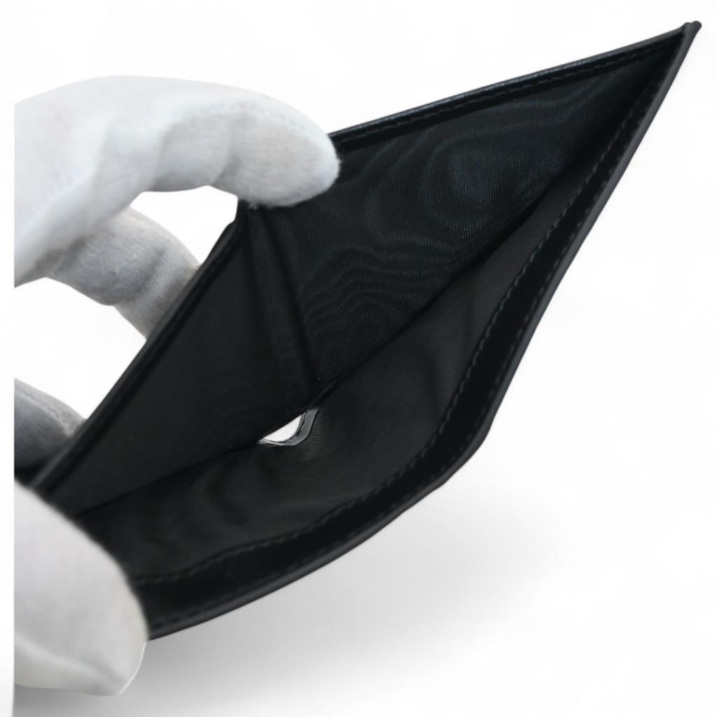 Auth GUCCI GG Embossed Bifold Wallet Leather Black 625559 gu9923ss