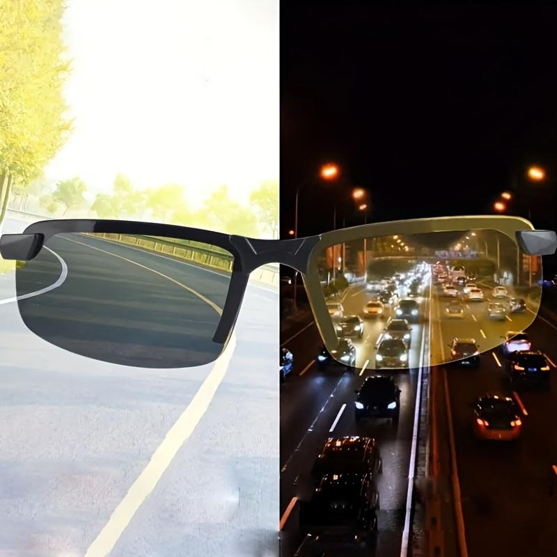 Vision Fashion Glasses Smart Lenses Fashionable Black Frames And Yellow Glasses Modern Fashion Casual Use