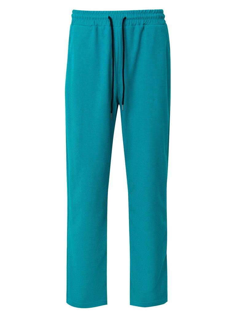 Four Seasons Solid Color Rope Waist Casual Sports Pants