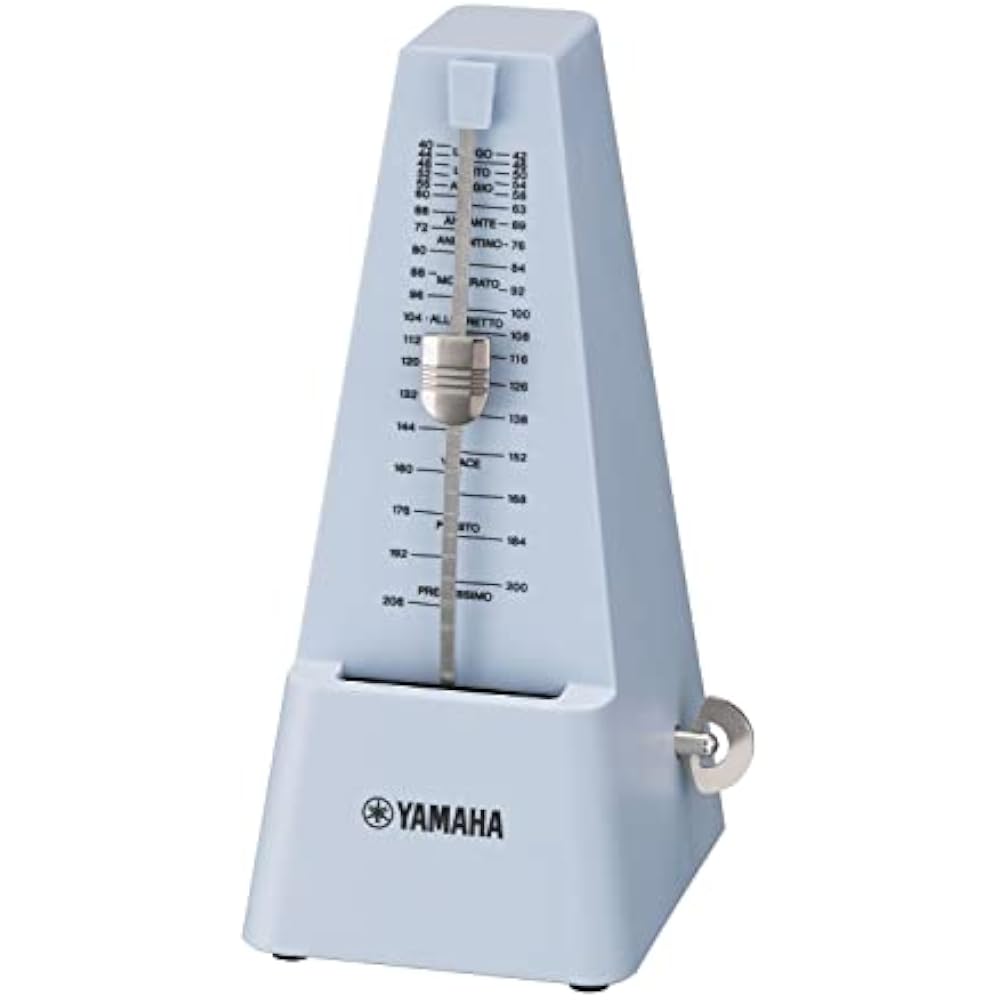 YAMAHA Yamaha Metronome Blue MP-90BL Classic Triangular Pyramid Style Matte Finish Makes Fingerpr...