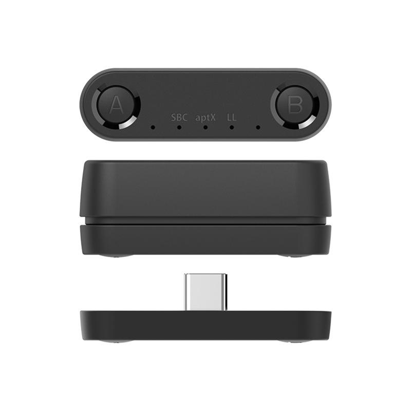 Drahtloser Adapter Sender für h PS-5 -kompatiblen Controller Headset Empfänger Spielzubehör