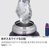 Thermos Water Bottle Vacuum Insulated Sports Bottle Open Navy Camouflage [One-Touch Type] 1.0L FHQ-1001 NV-C