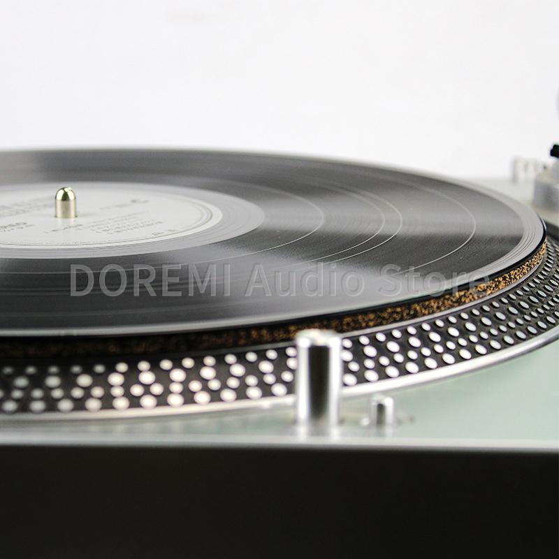 12in LP Vinyl Record Turntable Platter Mat Slip Mat Anti-Static Vibration Reduction Mat For Audio Players Phonograph Accessories