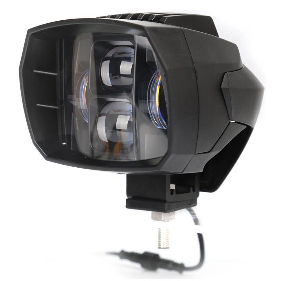 Car Led Dragon Version Spotlight Wrangler A-Pillar Spotlight Off-Road Modification Light Lens Auxiliary Light Front Bar Light Roof Light