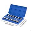 6Pcs Diesel Injector Socket Wrench Set 1/2" DR Fuel Injectors Remover Premium Hex Sockets L Typed