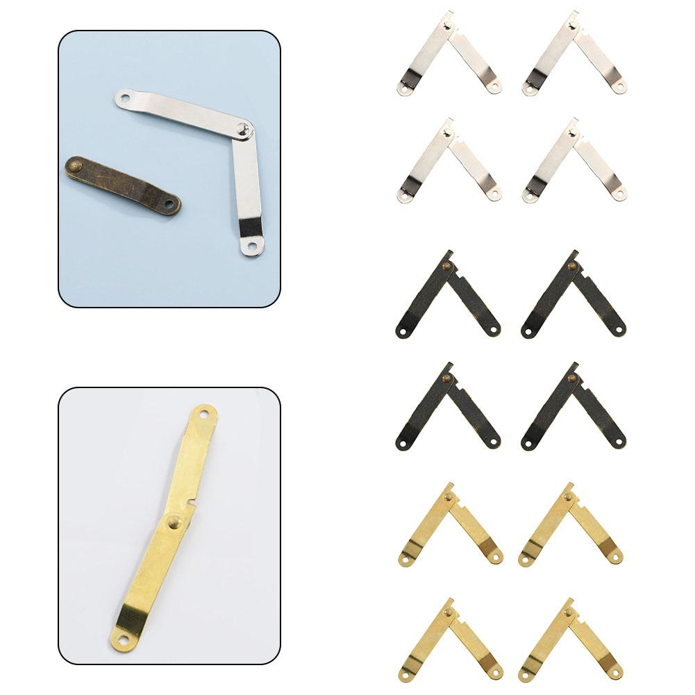 Silver Support Hinges Tables. Yellow 4pcs 68x11 Mm