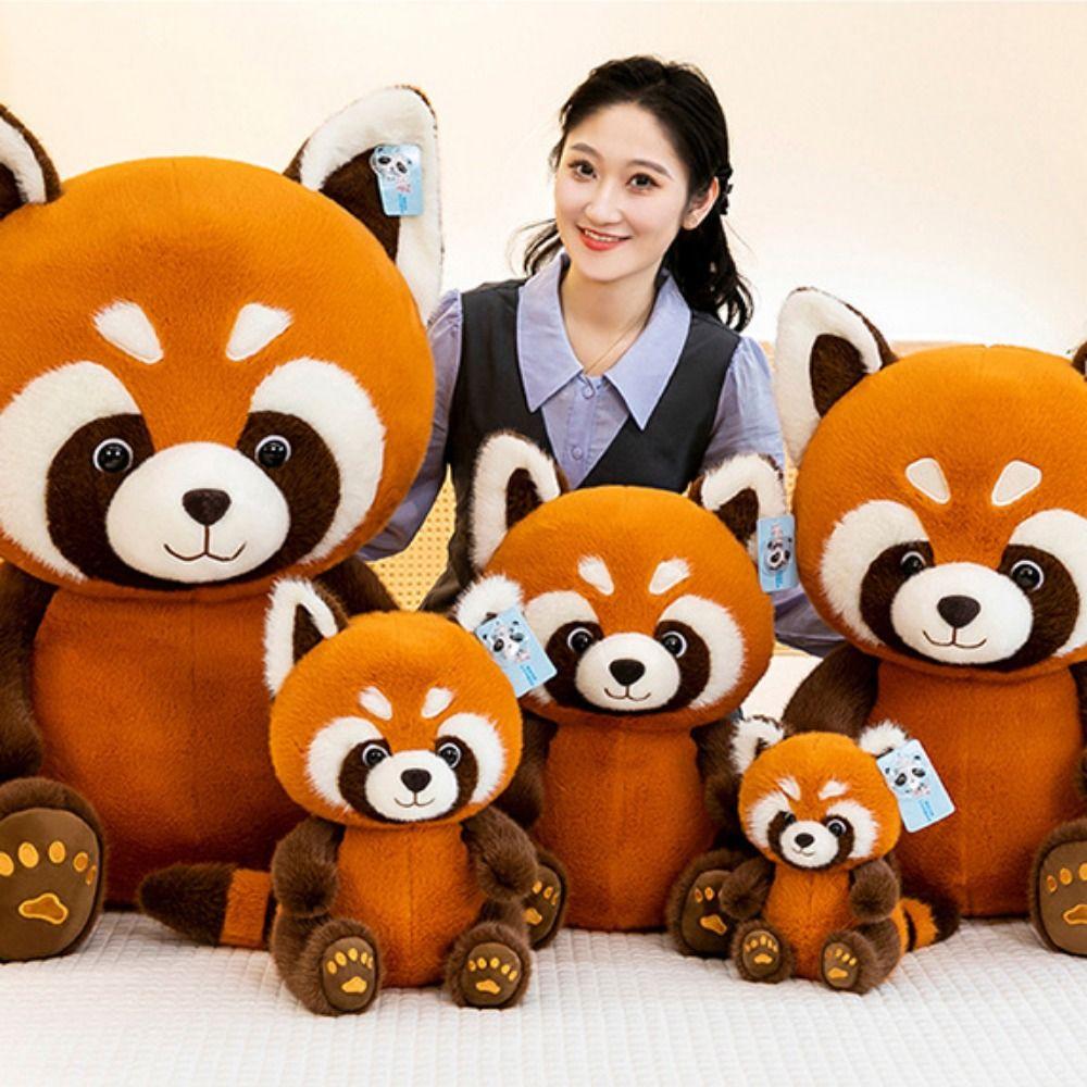 Simulation Koala Plush Toy Lesser Panda Sloth Plush Doll Animal Raccoon Plush Toy  Birthday Gift