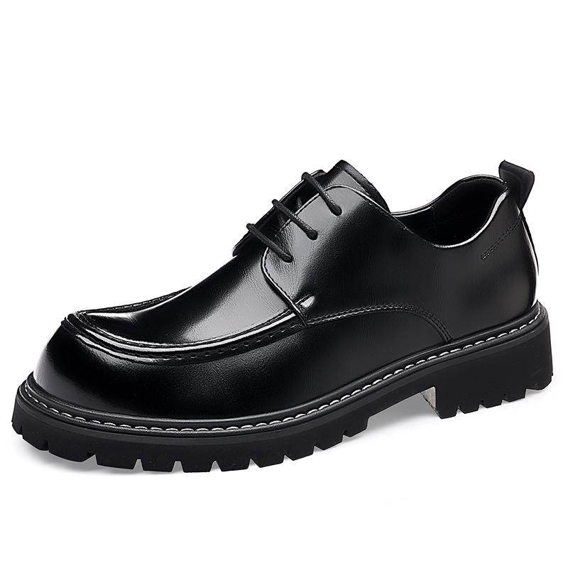 Fashion New Derby Men's Leather Shoes Classic Gentleman Minimalist Style Work or Office Outdoor Street Fashion Shoes Dress Lace Up