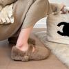 Thick-soled Fluffy Shoes for Women To Wear In Autumn and Winter, Piled Warm Beanie Shoes for Women, Mary Jane Cotton Ladyshoes for Women