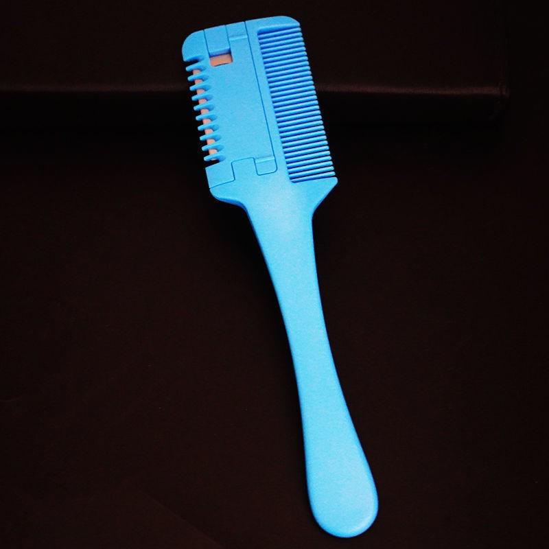 

Женская расческа для прореживания и бритья волос - инструмент для самостоятельной стрижки дома