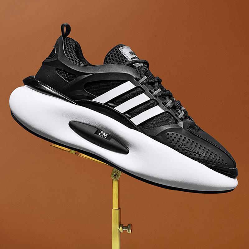 Sneakers men's new trend mesh breathable casual shoes bread shoes low top platform shoes