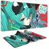 Tappetino per Mouse Hatsune Miku Tappetino da Gioco Anime Grande XL Bordo Cucito Base in Gomma Antiscivolo Mousepad per Computer con Stampa ad Alta Risoluzione