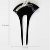 Japanese Perfect for and Perfect for and New Includes a Case [TOuWA] Hairpin, Drum-Shaped, Fan-Shaped, Two-Piece Set, Kimono, Tomesode, Yukata,
