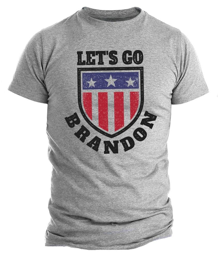 

FJB Let s Go Brandon Joe Biden Funny Political T-Shirts Trump 2024 USA Flag 3XL