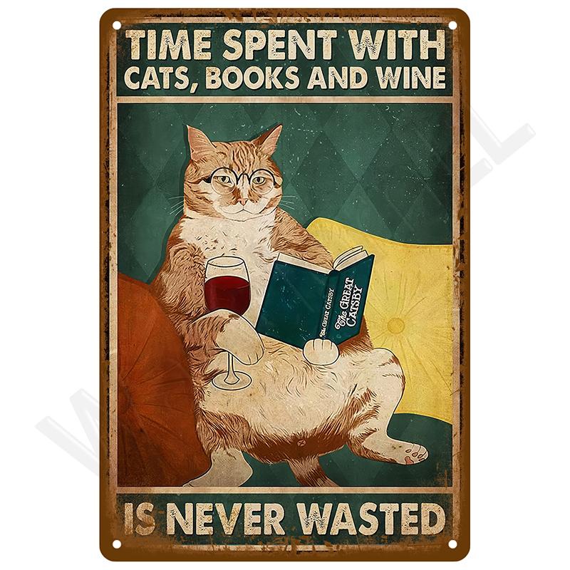 Vintage Bar Metal Signs Bathroom House Living Room Home Retro Wall Decorations Items Luxury Decor Interior Art Posters Tin Signs