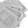 Bracelet Beading Tray Jewelry Design Tool Gray Flocked Bead Board Measuring Tool DIY Necklace Tool