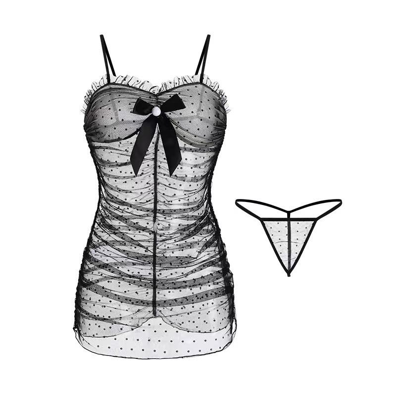 Sex Underwear Sexy Perspective Lace Suspender Passion Uniform Seduction Hot Free Pure Desire Seduction Suit