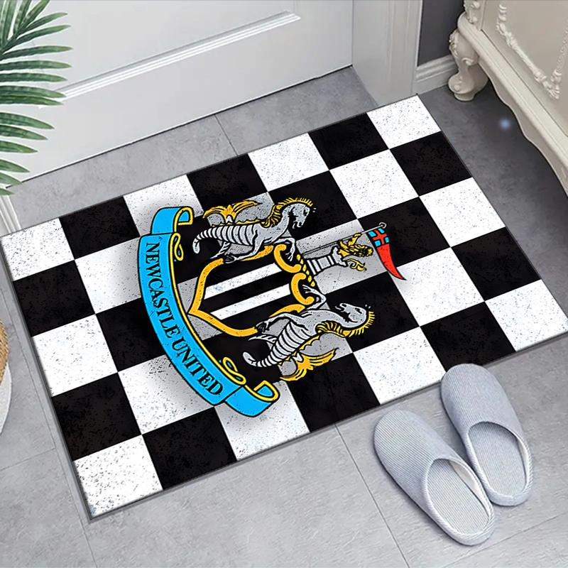 1pc Football Team Design Area Rug - Non-Slip, Soft & Cozy Floor Mat for Living Room, Bedroom, Office - Indoor/Outdoor Decorative Carpet