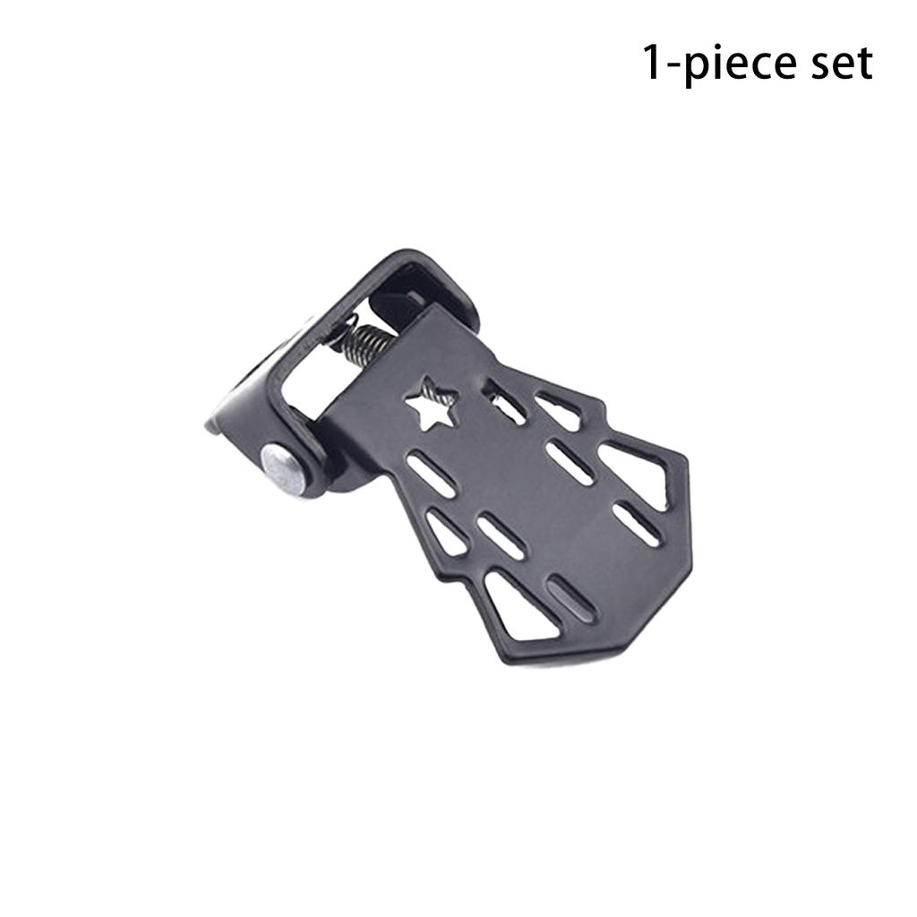 1Pc Foldable Bike Rear Footrest Manganese Steel Passenger Foot Peg Anti-slip Universal Bicycle Accessory