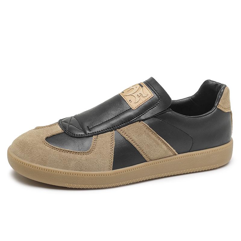 Fashion Youth Fashion Men's Leather Casual Shoes Simple Style Male Sneakers Outdoor Tenis Masculino All-match Men Skateboard Footwear