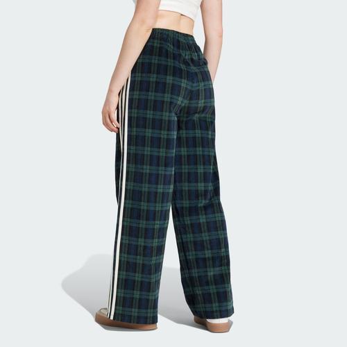 adidas Originals Tartan Corduroy Wide Leg Knit Sports Pants IX7415