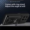 For Redmi Note 13 Pro/Note 13/Redmi K70E Redmi 12C Redmi 11A 4G Car Mounted Magnetic Rotating Ring Card Slot Phone Case