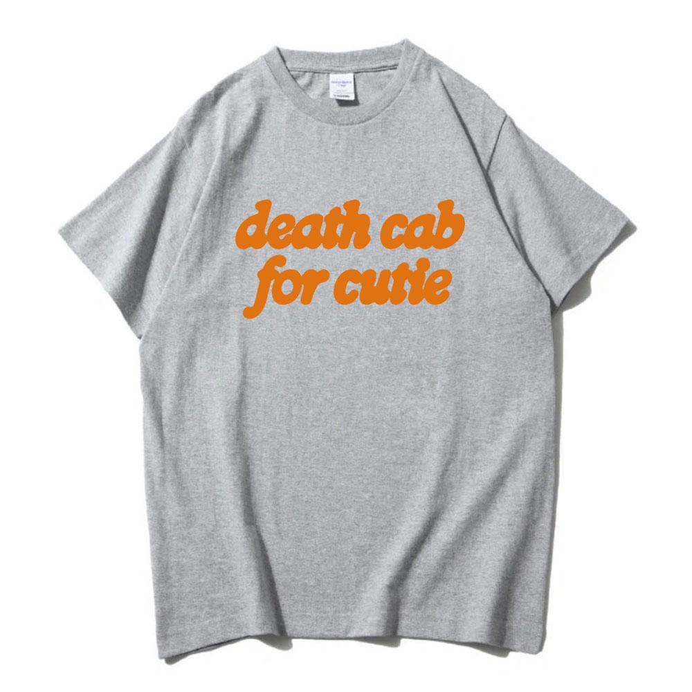 I Built You A Tower Album T-shirt Band Death Cab for Cutie Print Tshirts O-neck Summer Unisex Streetwear Graphic Tops