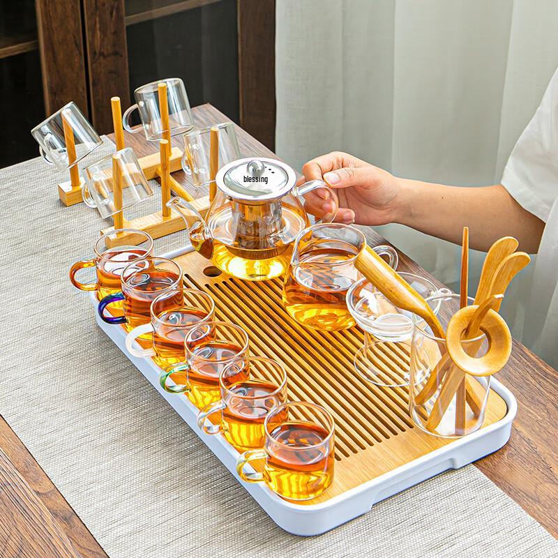 Zhaoran 7-Piece Glass Gongfu Tea Set