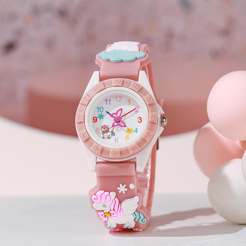 2024 Cute Unicorn Children's Silicone Strap Quartz Watch