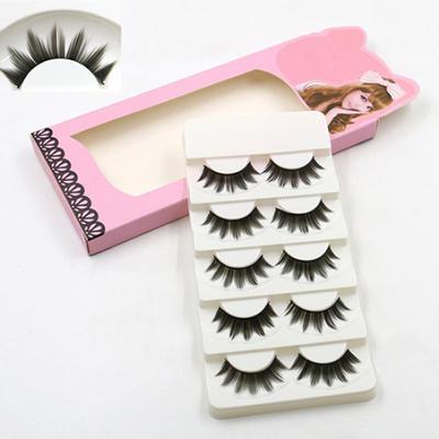 5 Pairs Weiche Lange Make-Up Dicke Falsche Wimpern Wimpern Natürliche Handgemachte