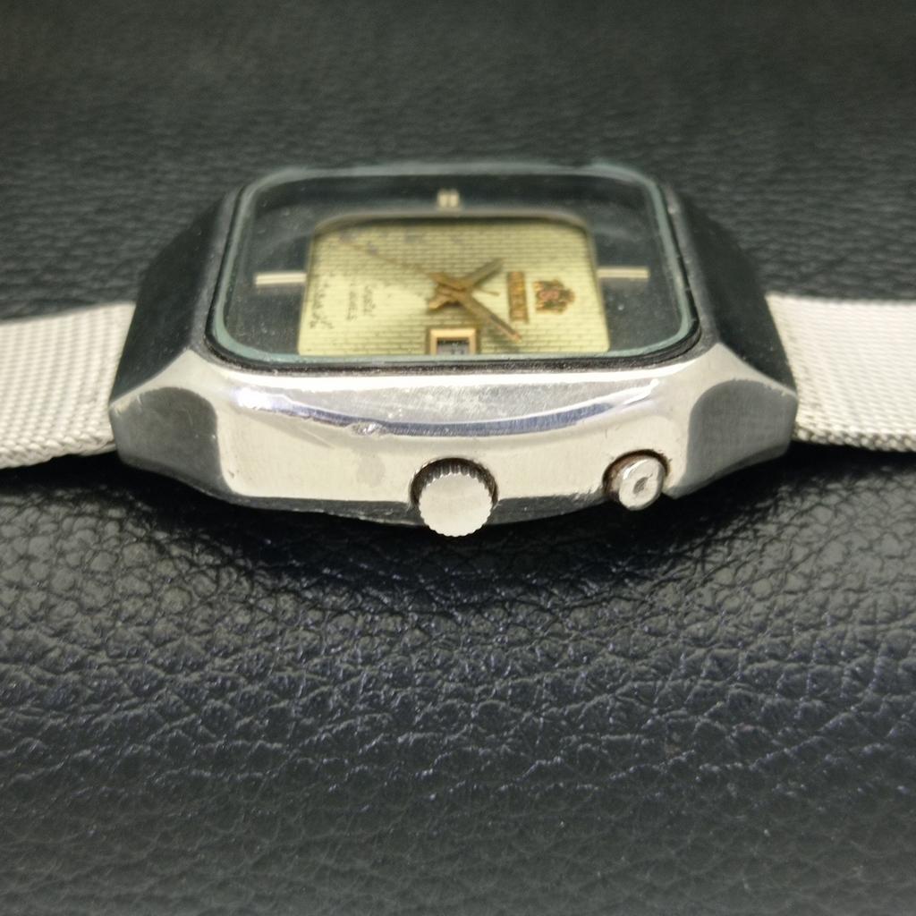 USED VINTAGE ORIENT AUTOMATIC 48741 JAPAN MENS ORIGINAL DIAL WATCH A436626-2 R123a-a436626