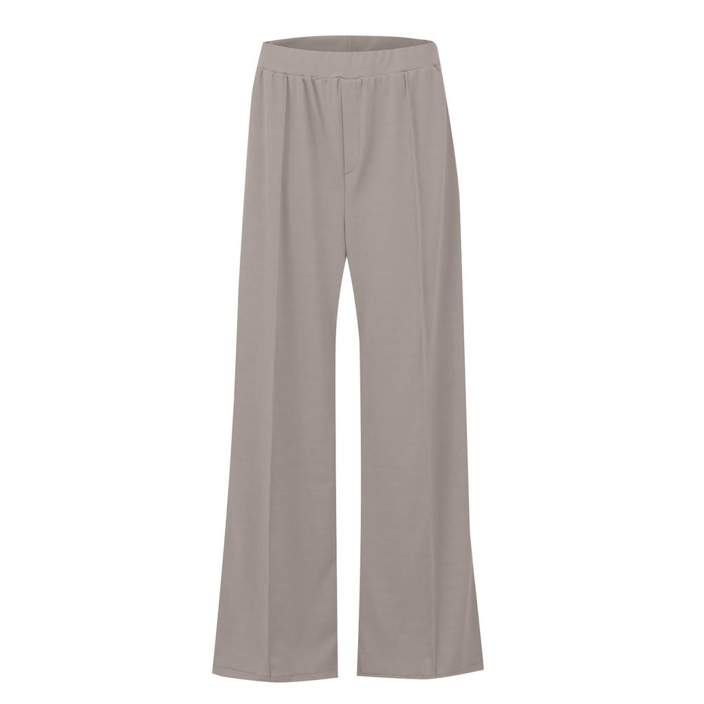 Women's Casual Sports Pants High Waist Slim Wide Leg Flared Color Slim Pants