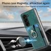 Retro Leather Ring Wallet Case with Card Holder Phone Case for Samsung Galaxy Z Fold 7 6 5 4 3 Fold7 Fold6 Protective Cover