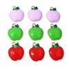 10pcs 19x16mm Enamel Apple Charms Pendant Alloy Metal Fruit Craft DIY Jewelry Making Accessories for EarringsNecklace Bracelets