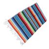 Mexican Table Runner 6.6ft Long 4.9ft Wide Bright Colors Soft Cotton Fringe Cotton Table Runner for Party Decoration