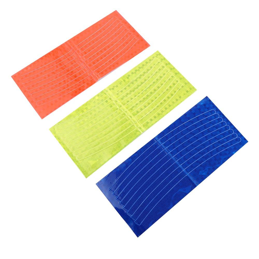 Bike Wheel Sticker Reflector Sticker Reflector Tape Reflective Strip Bicycle Sticker Fluorescent