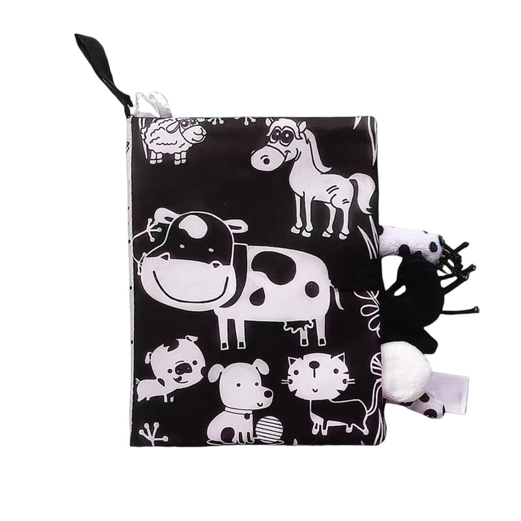 Baby Enlightenment Cloth Book, Baby Sensory Training Book, Children's Grip Toys