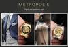 Modun Men's Gold Dragon Pattern Automatic Skeleton Watch with Genuine Leather Strap and Waterproof Multifunctionality