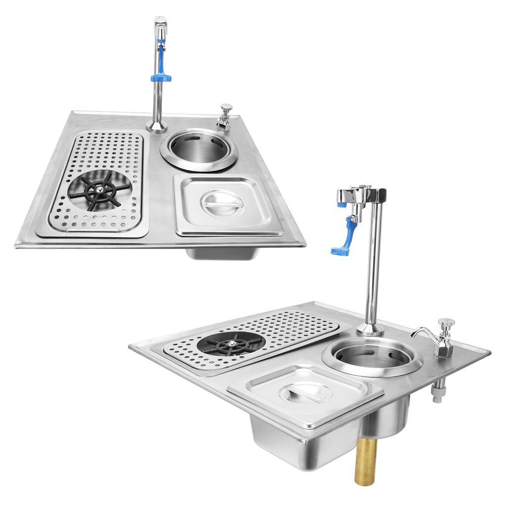 Bar Automatic Cup Cleaner Set Glass Rinser Commercial Coffee Shop Washing Faucet